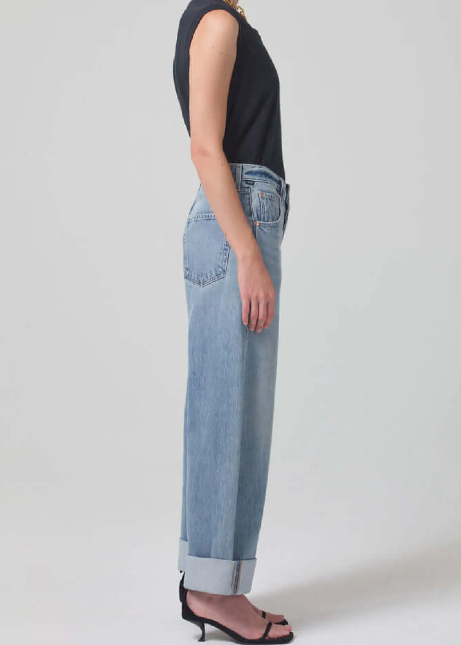 Best CITIZENS OF HUMANITY AYLA BAGGY CUFFED CROP JEAN