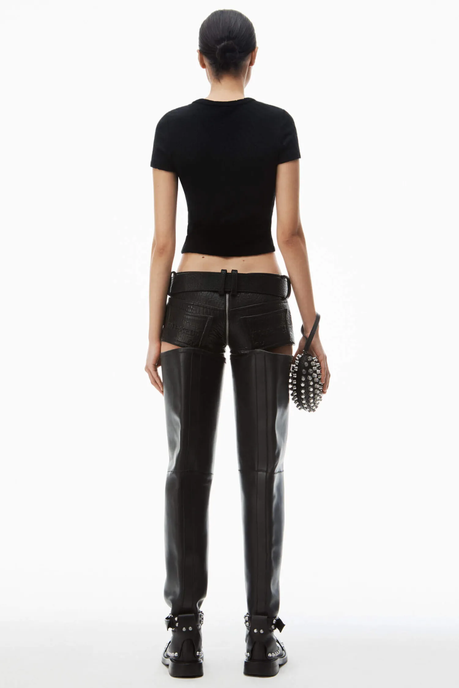 Store ALEXANDERWANG.T CREW NECK SHORT SLEEVE BABY TEE