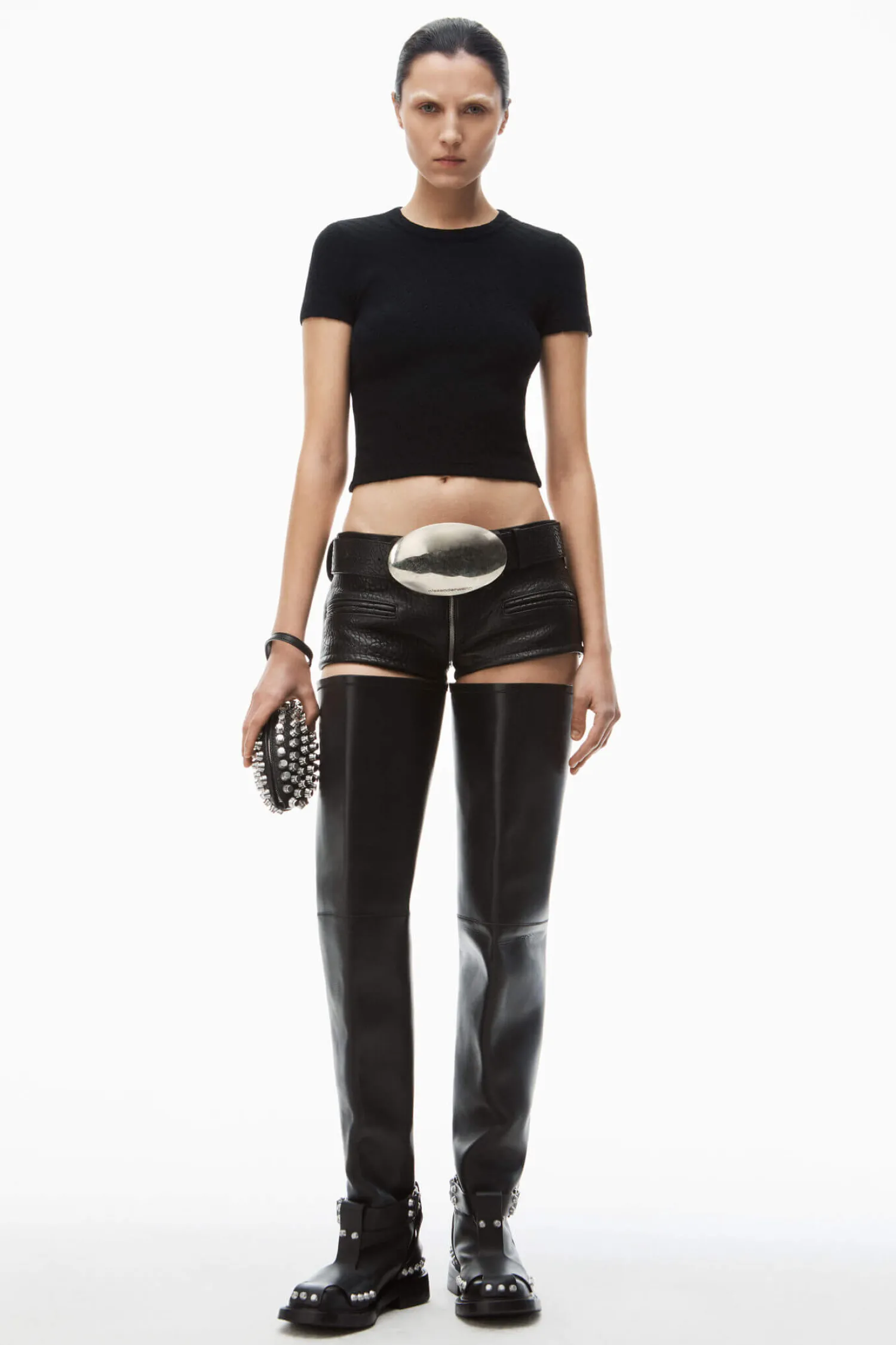 Store ALEXANDERWANG.T CREW NECK SHORT SLEEVE BABY TEE