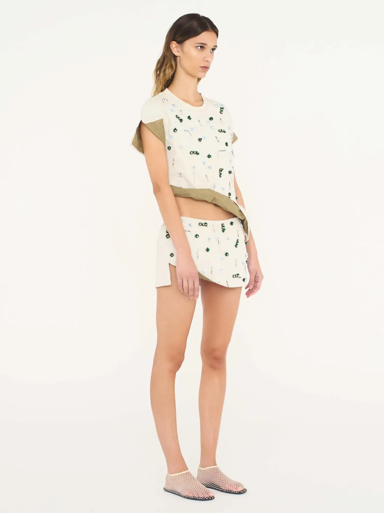Discount CHRISTOPHER ESBER EMBLA BEADED CRUSHED TEE