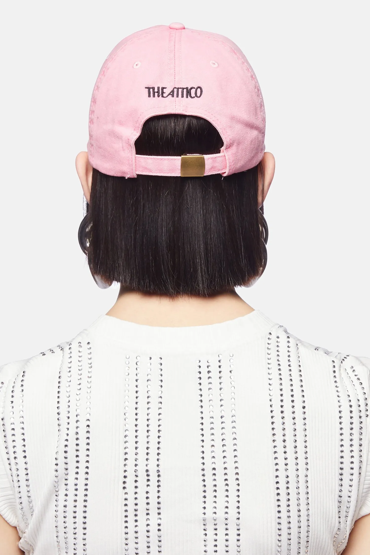 Cheap THE ATTICO FADED PINK BASEBALL HAT FadePink