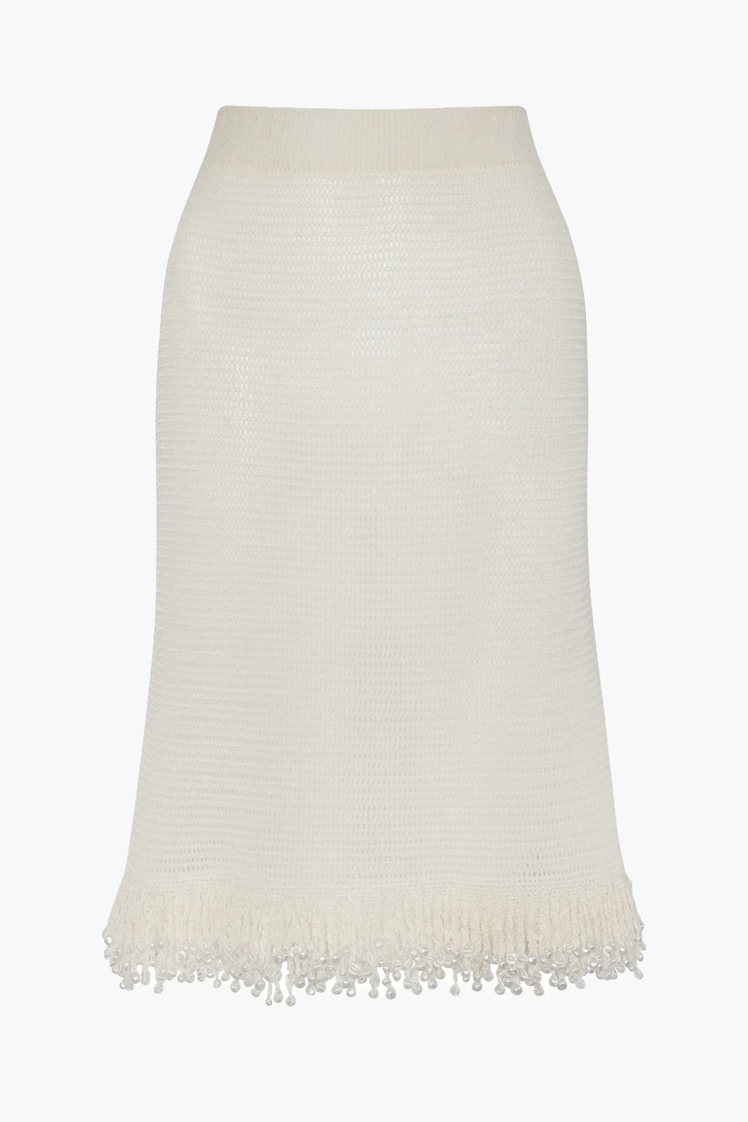 Store Paris Georgia FRINGE SKIRT OffWhite