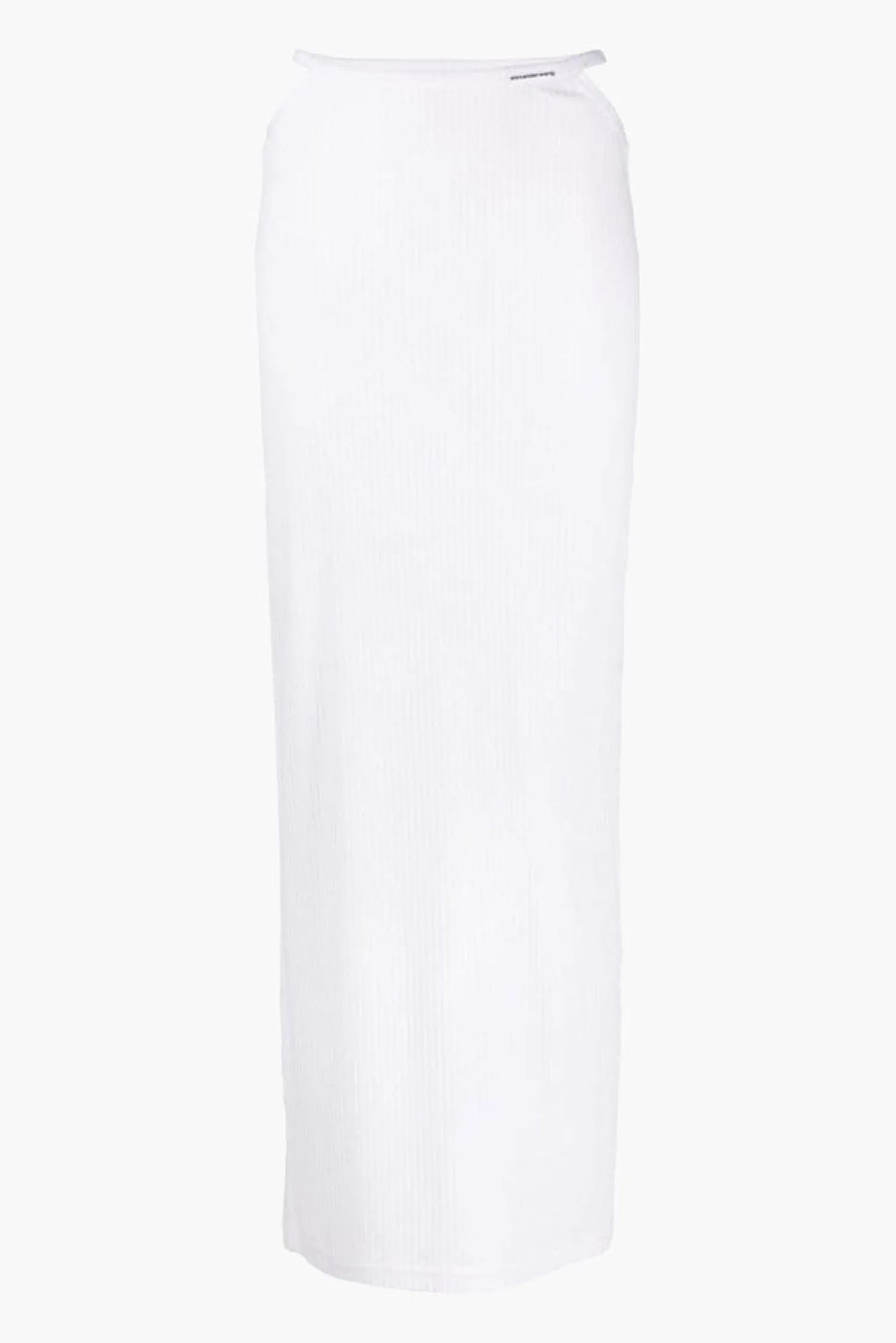 Cheap ALEXANDERWANG.T G STRING FLOOR LENGTH SKIRT W/ SKINNY WOVEN LABEL White