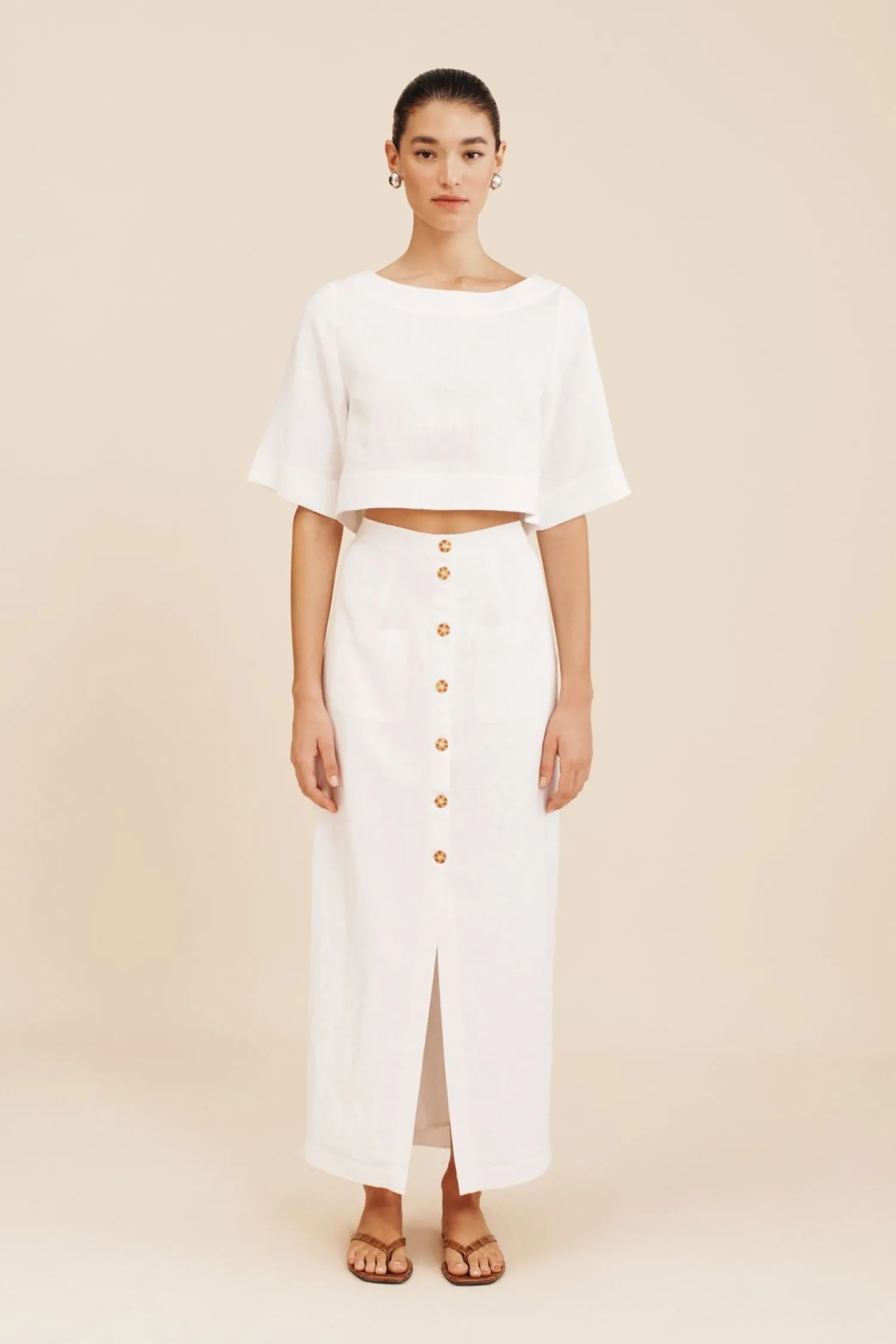 Hot POSSE HEIDI SKIRT Ivory
