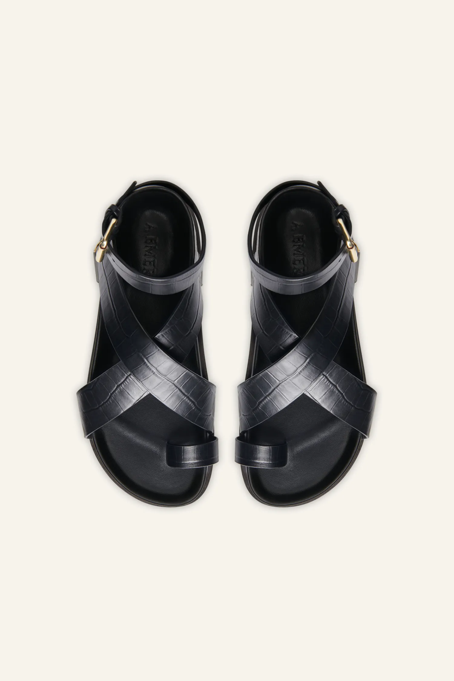 Cheap A.EMERY JALEN SANDAL BlackCroc