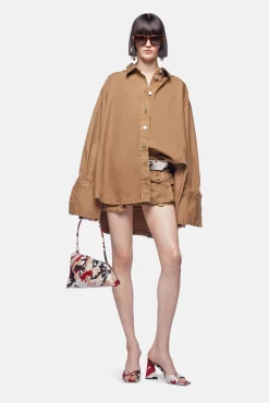 Flash Sale THE ATTICO KHAKI SHORT COAT
