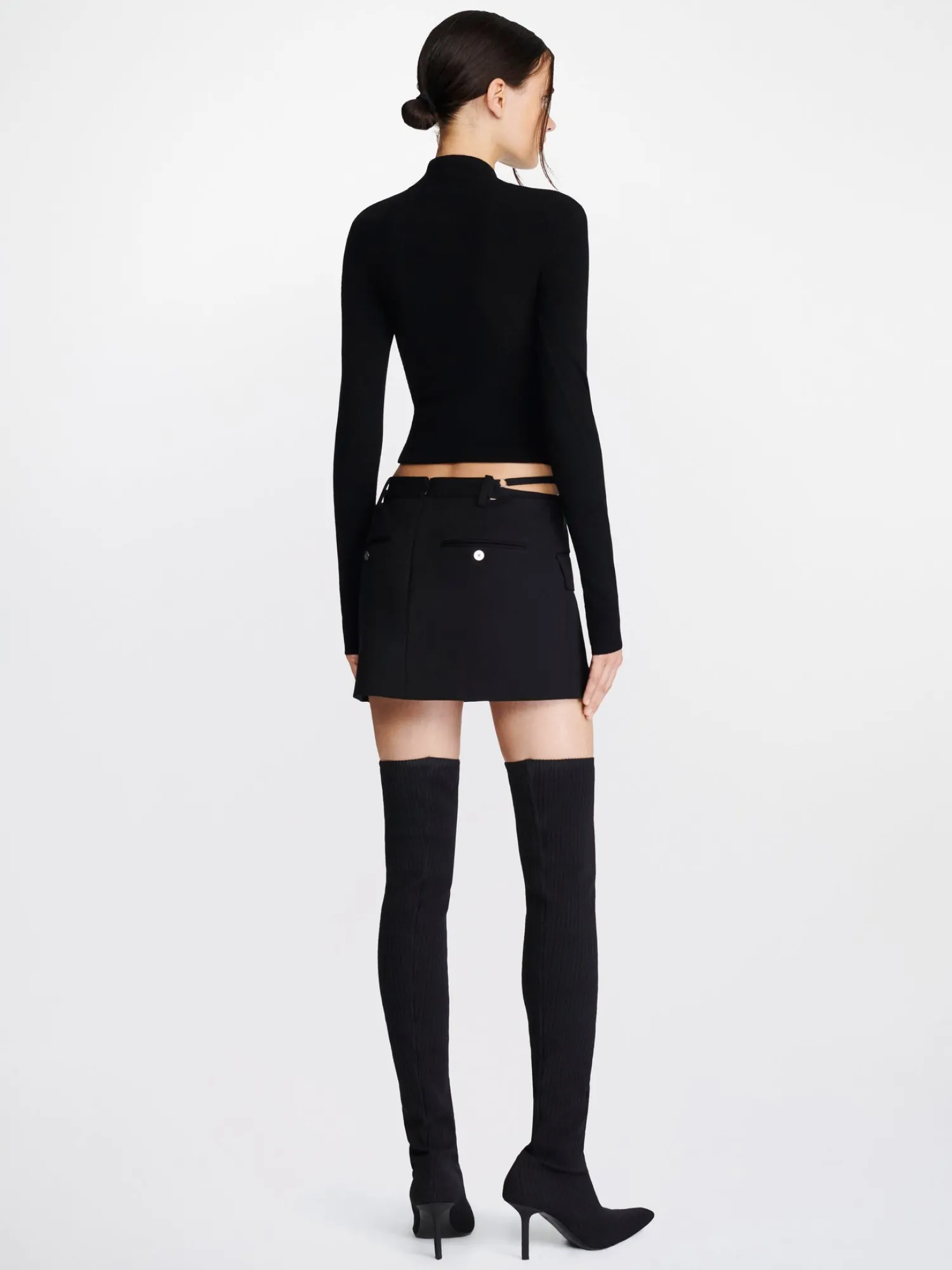 Clearance DION LEE LINGERIE WOOL MINI SKIRT