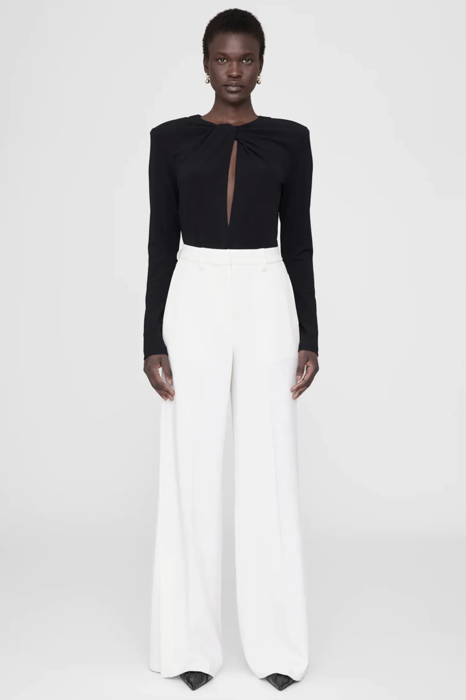 Sale ANINE BING LYRA TROUSER White