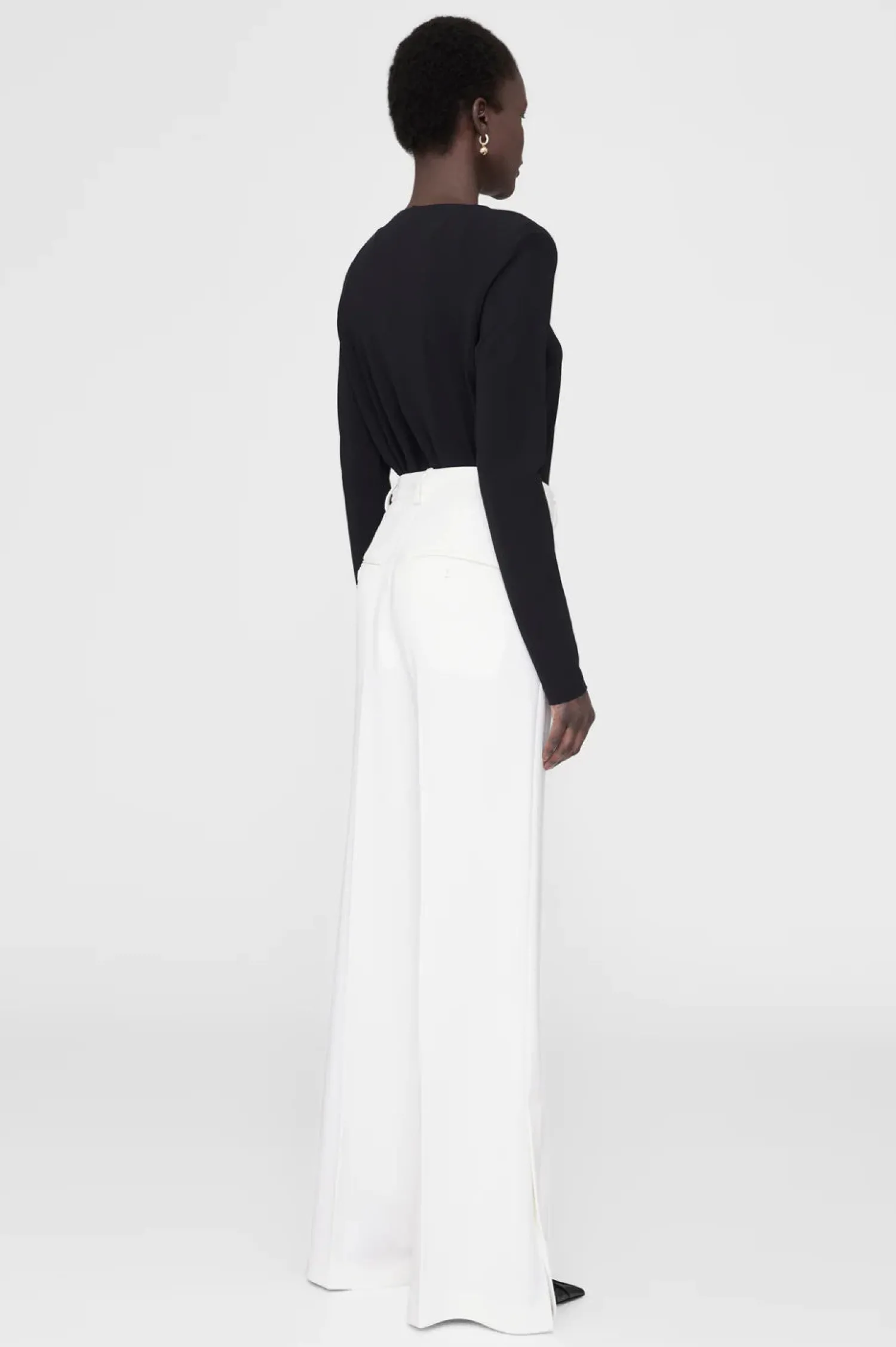 Sale ANINE BING LYRA TROUSER White