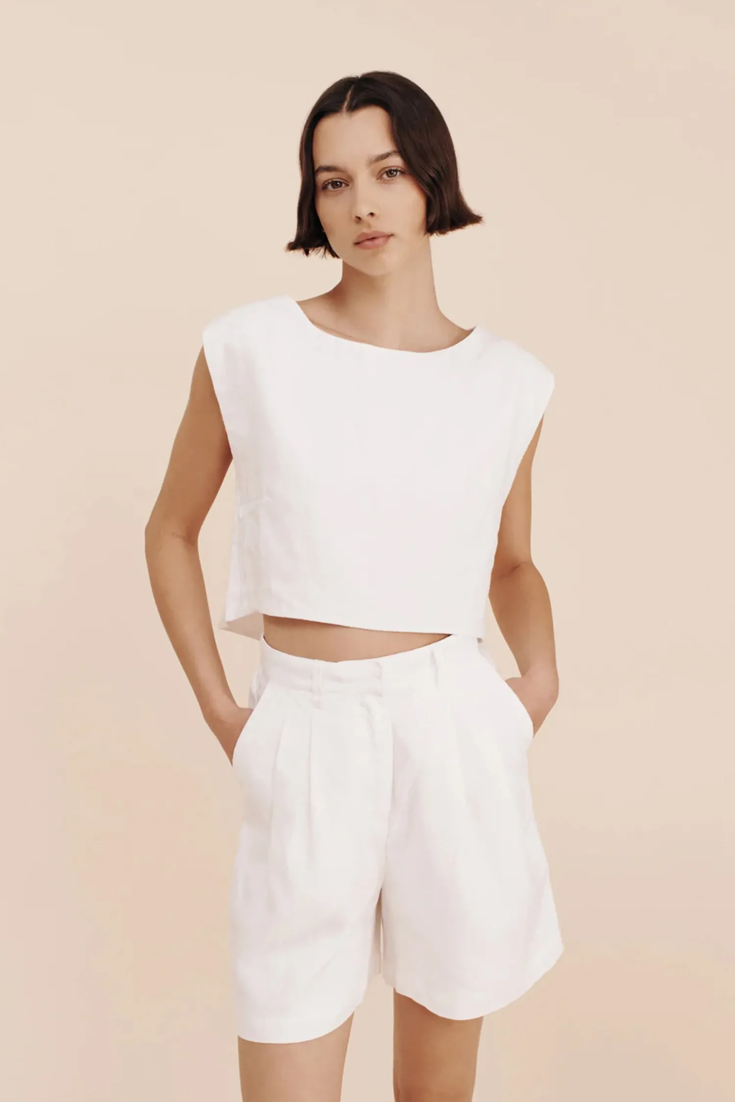 Discount POSSE MARCHELLO SHORT Ivory