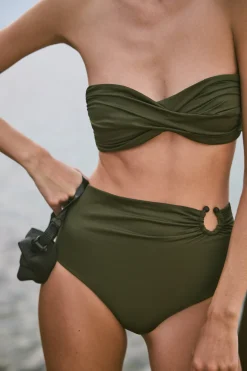 Cheap JOHANNA ORTIZ MILITAR MARINERA BIKINI BOTTOM MilitaryGreen