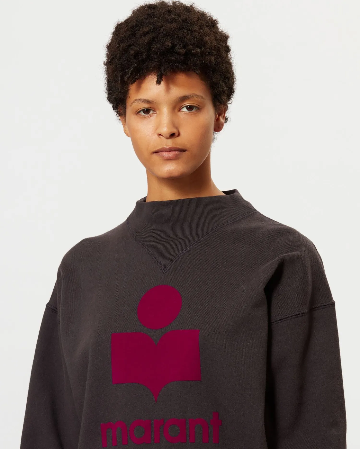Best ISABEL MARANT ÉTOILE MOBY SWEATSHIRT FadedNight/Fuchsia
