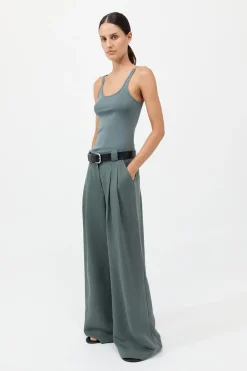 Online ST. AGNI ORGANIC COTTON SLIM SCOOP TANK