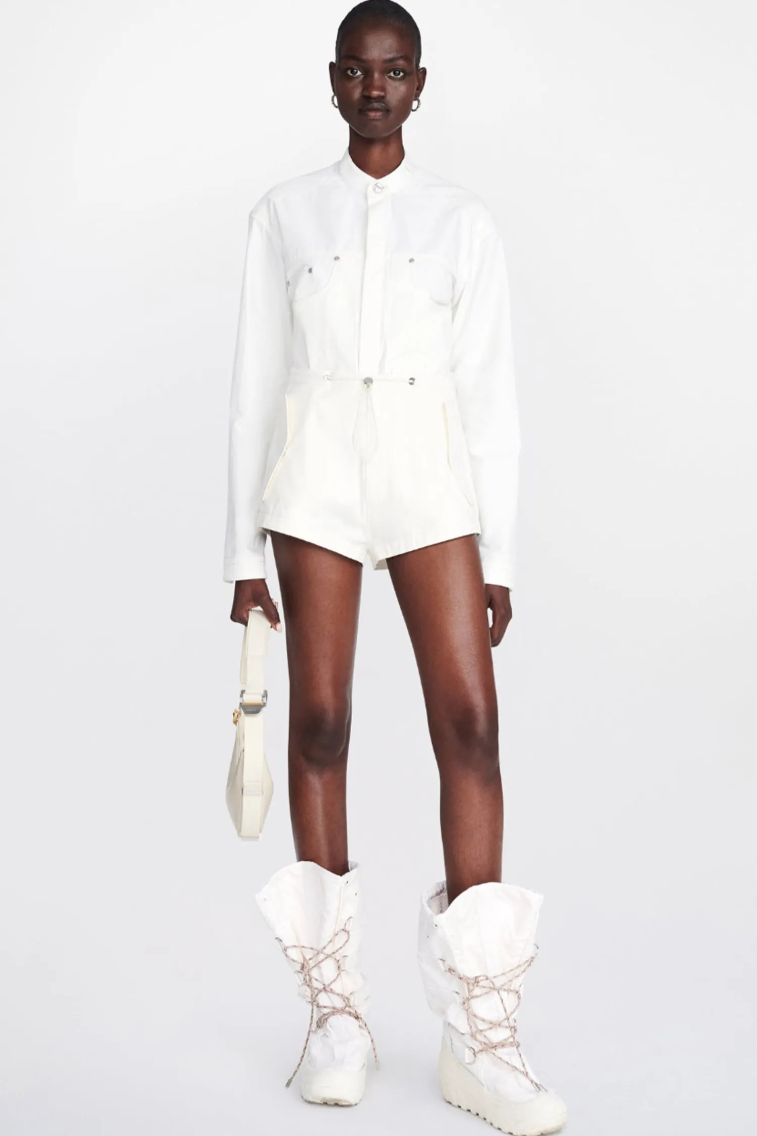 Best DION LEE PARACHUTE SHORT Ivory
