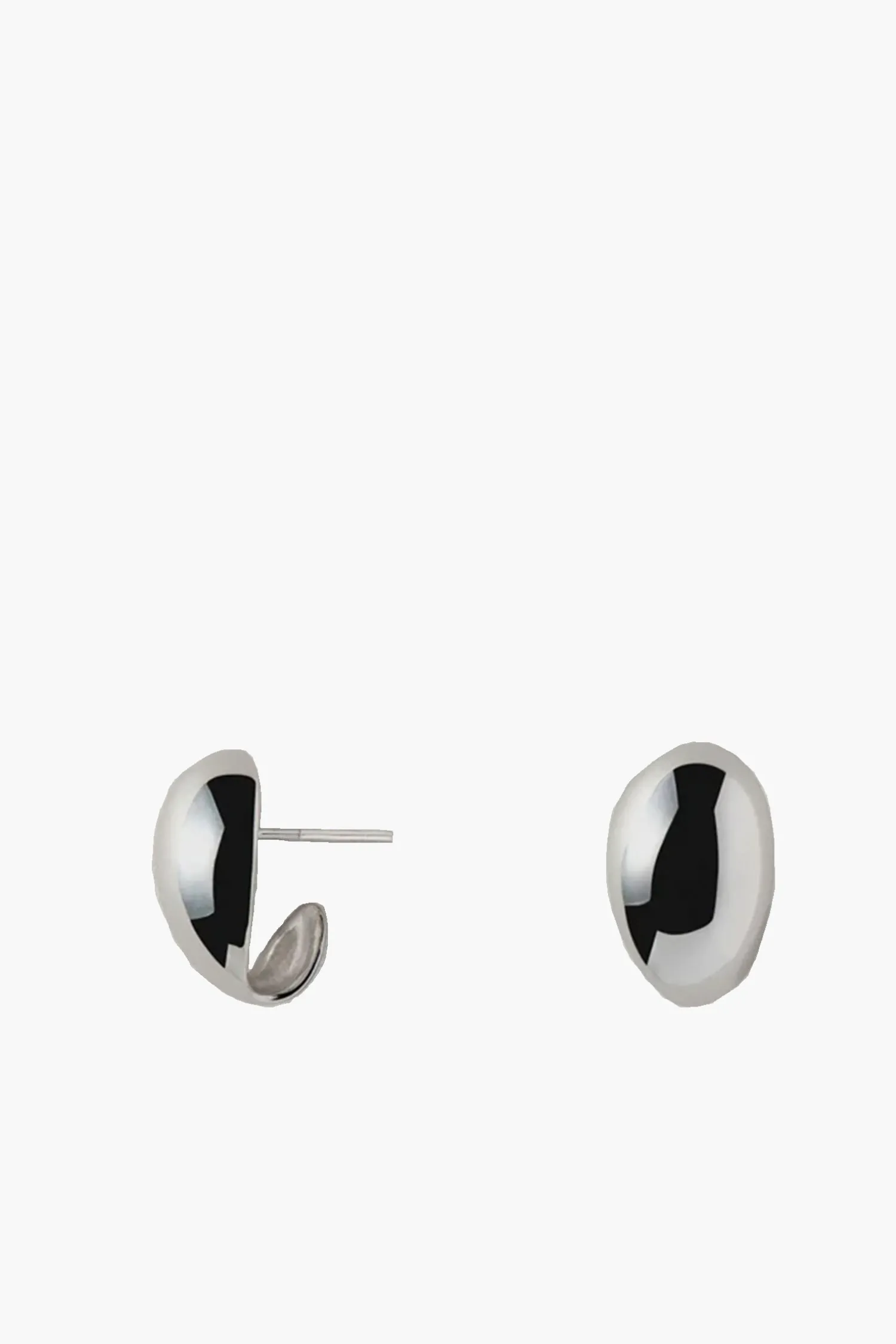 Best ANNIKA INEZ PETITE SPOON EARRINGS Silver