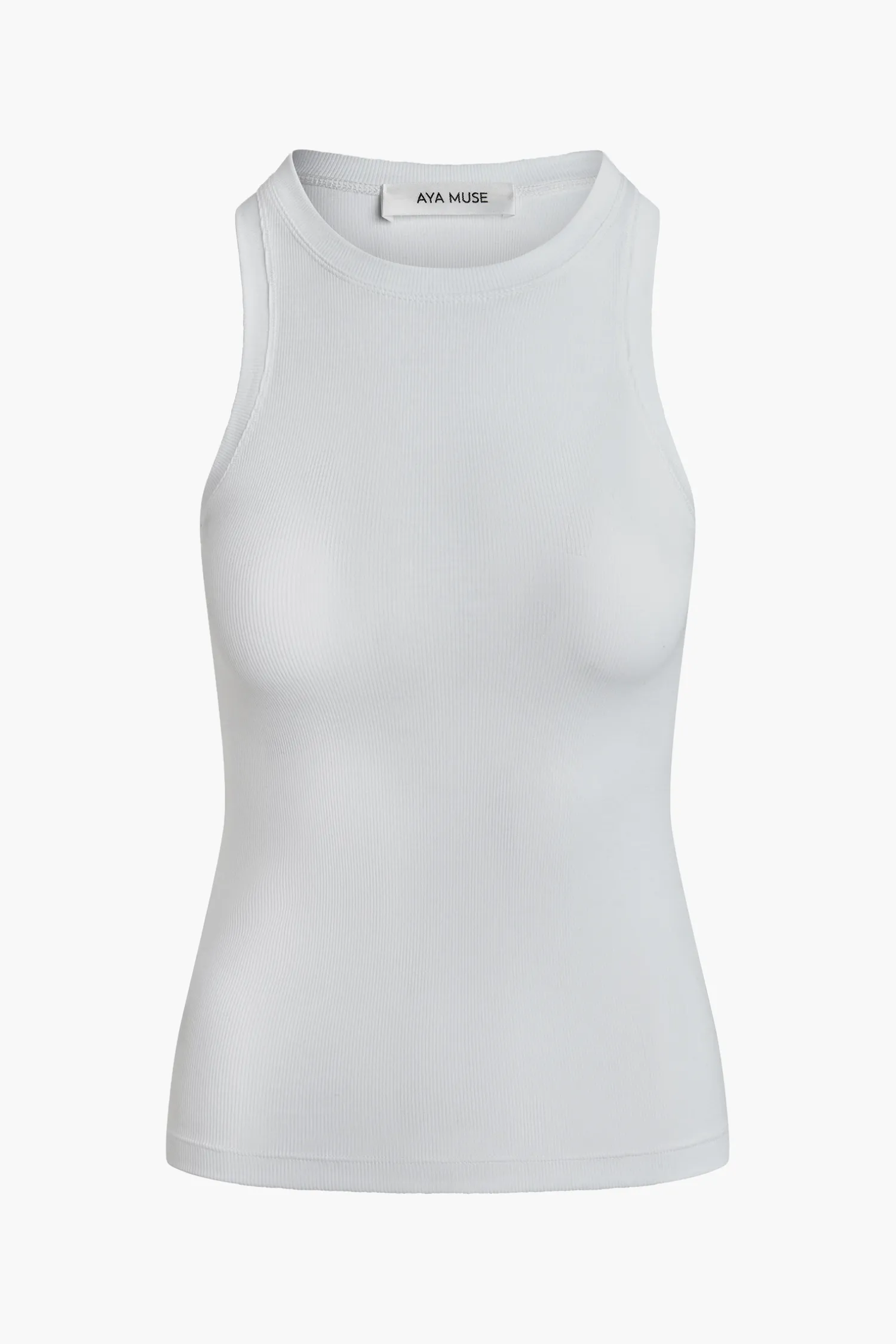 Store AYA MUSE RIBBED HIGH NECK TANK