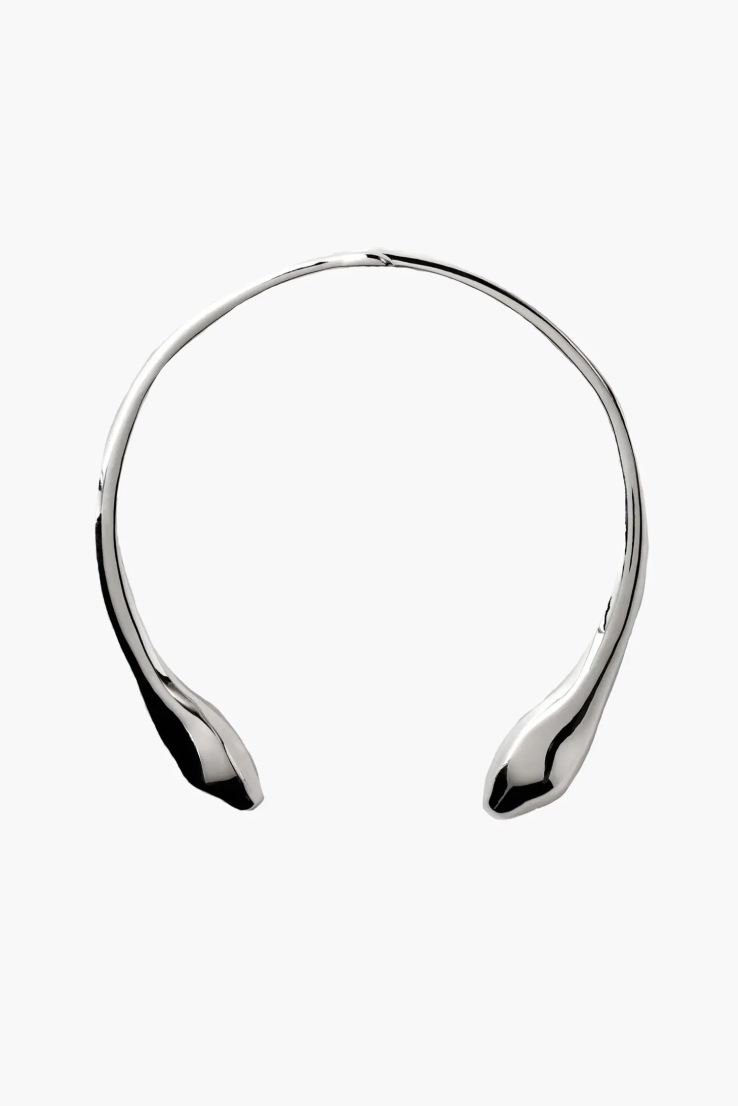 Discount ANNIKA INEZ SERPENT COLLAR Silver