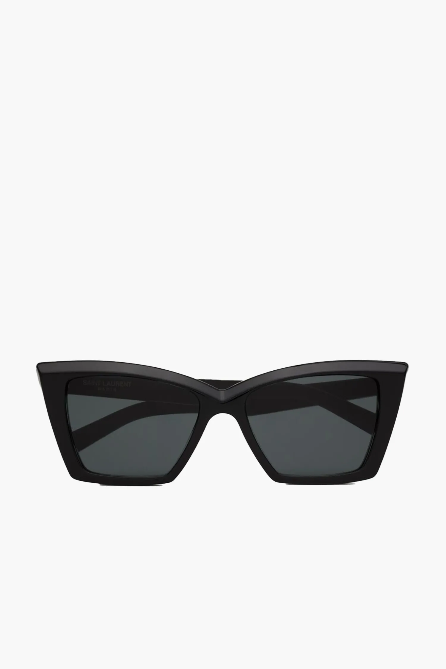 Best Sale SAINT LAURENT SQUARED CAT-EYE SUNGLASSES Black