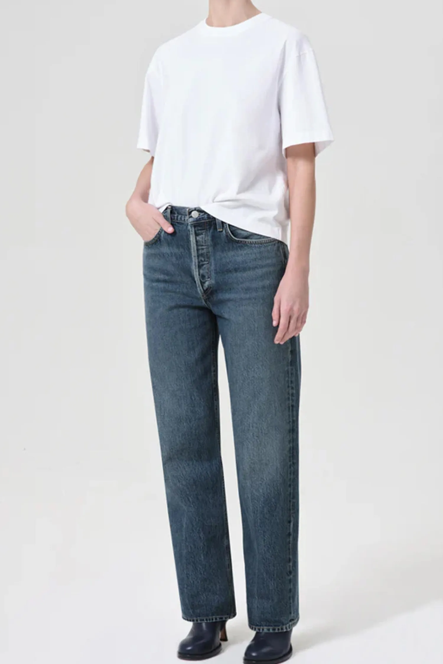 Store AGOLDE SULMA DROP SHOULDER TEE